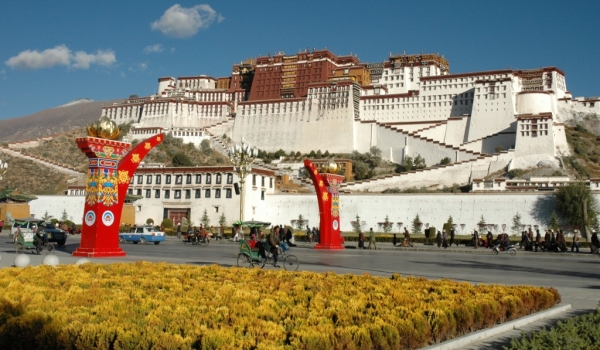 In front of the Potala Palace