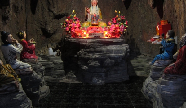 Cave in Ekayana Pagoda