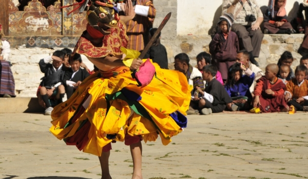Bhutan mask dance
