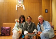 Meeting the Bhutan guide