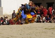 1 monk jumping up
