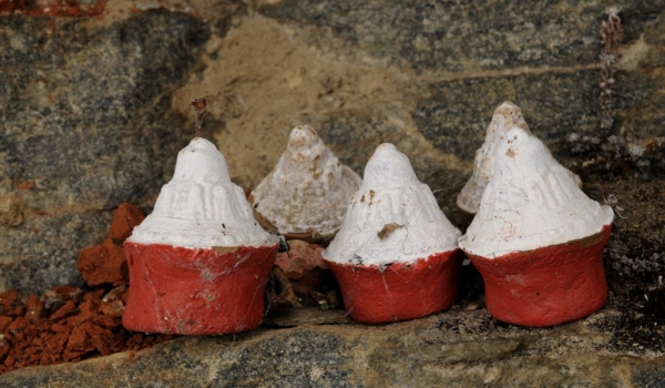 Tsa-tsa miniature stupas