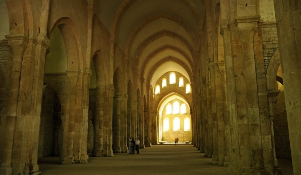 Fontenay Abbey – church nave