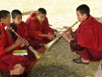 Monks playing Lingm