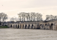 Beaugency bridge on the Loire