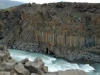 Aldeyjarfoss basalt columns