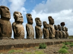 Greatest concentration of Moai