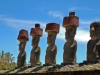 Anakena-Moai near the beach