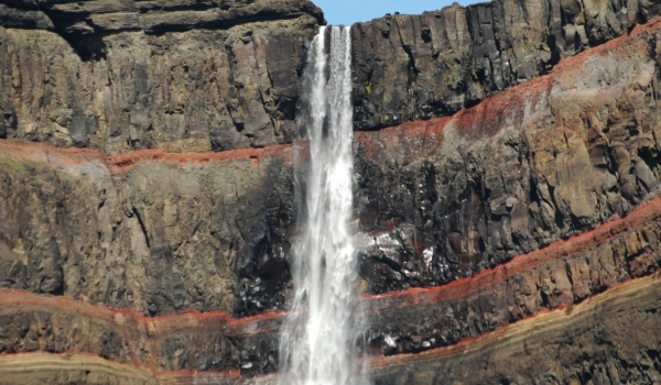 Hengifoss waterfall