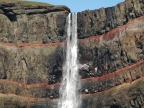 Hengifoss waterfall