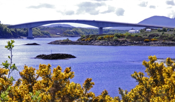 Scotland  Bridge connecting with Skye