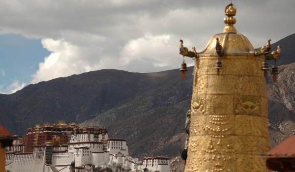 Potala from Jokhang temple