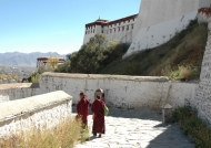 Monks around the Potala