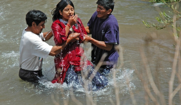 Baptism in the river