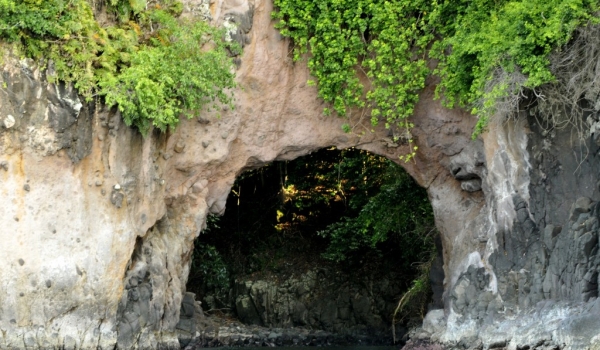 Cave in the cliff