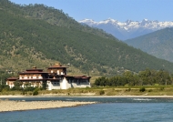 View of Punakha Dzong