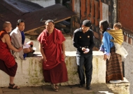 Trongsa Buddhist monks