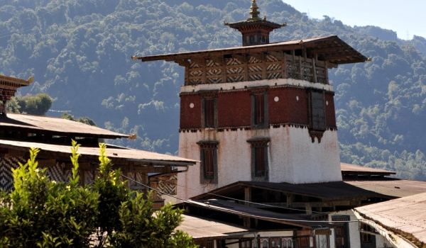 Trongsa Dzong tower
