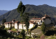 View of Trongsa Dzong