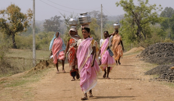 Women carrying water