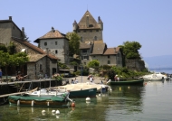 The castle on Lake Geneva
