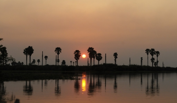 Sunset on Lake Manze