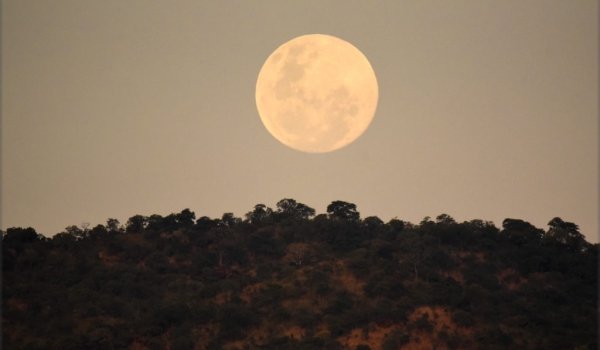Chindeni mountains – full moon