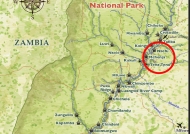 Section of South Luangwa visited (Nsefu area)