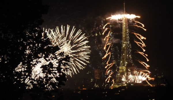July 14th-Eiffel Tower fireworks